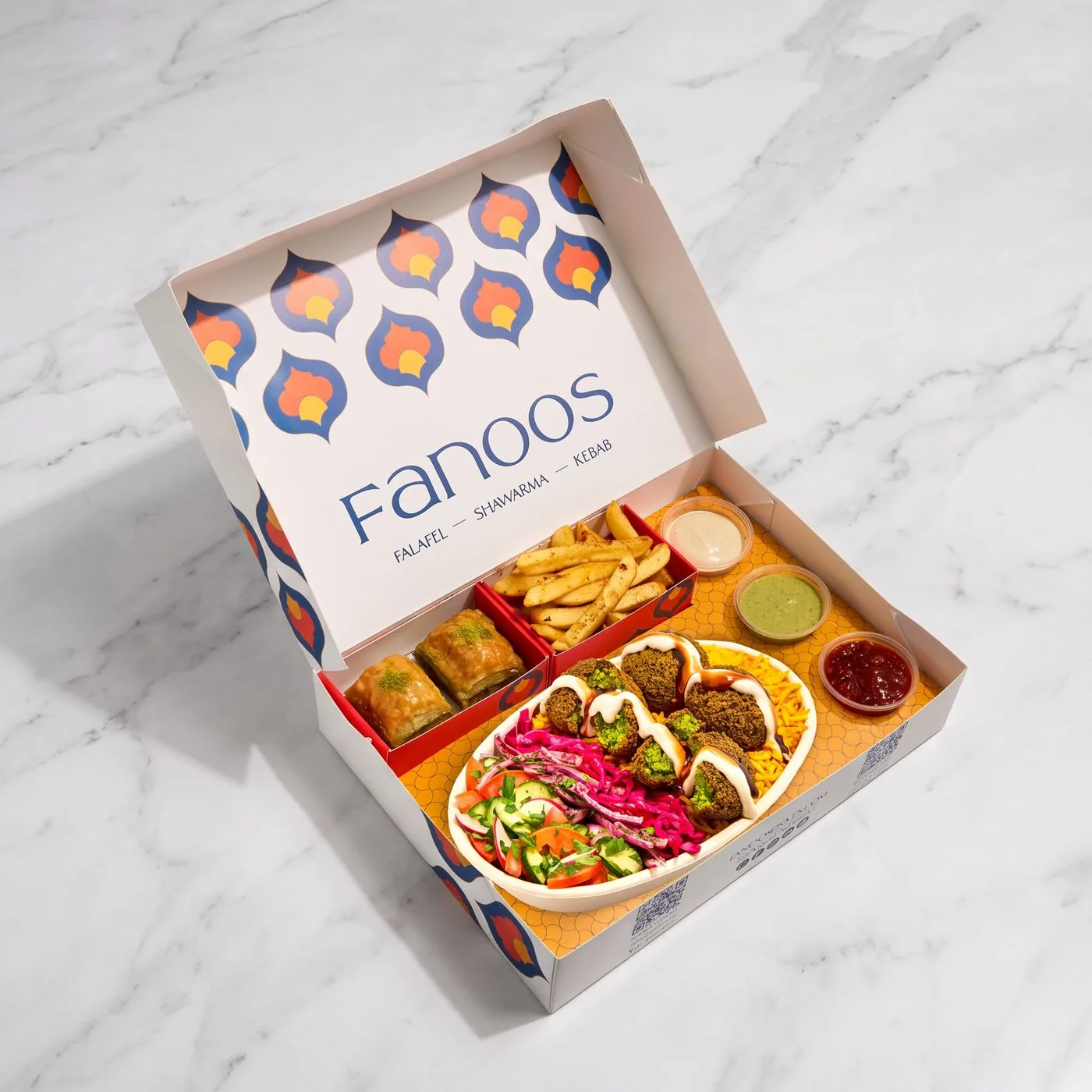 Falafel Box at Fanoos Grills in San Francisco